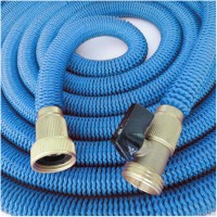 China online sale practical 8 functional expandable hose brass fitting garden flexible garden hose