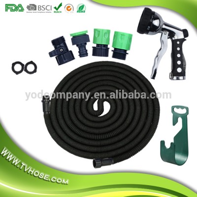 Multifunctional mist, shower, rinse, flat, soaker, cone, and centre corrugated hoses