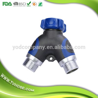 Top supplier 2 way garden hose connector splitter