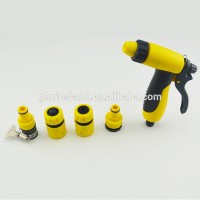 Low-pressure water trigger spray gun & hose connectors set