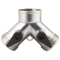 Heavy duty zinc hose connector - 2 way