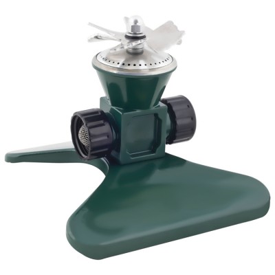 Heavy-duty metal whirling vane sprinkler