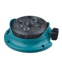 Plastic 8 pattern stationary sprinkler